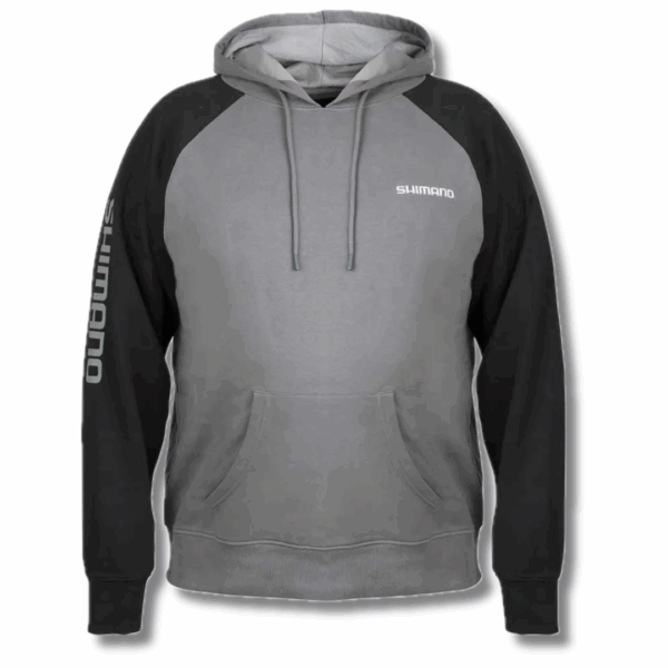 Shimano Black and Grey Hoodie
